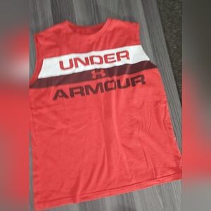 Under Armour Boys Youth XL YXL Sleeveless Shirt
